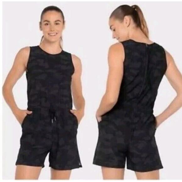 Kyodan Pants - Kyodan Outdoor Camo Print Short Romper New